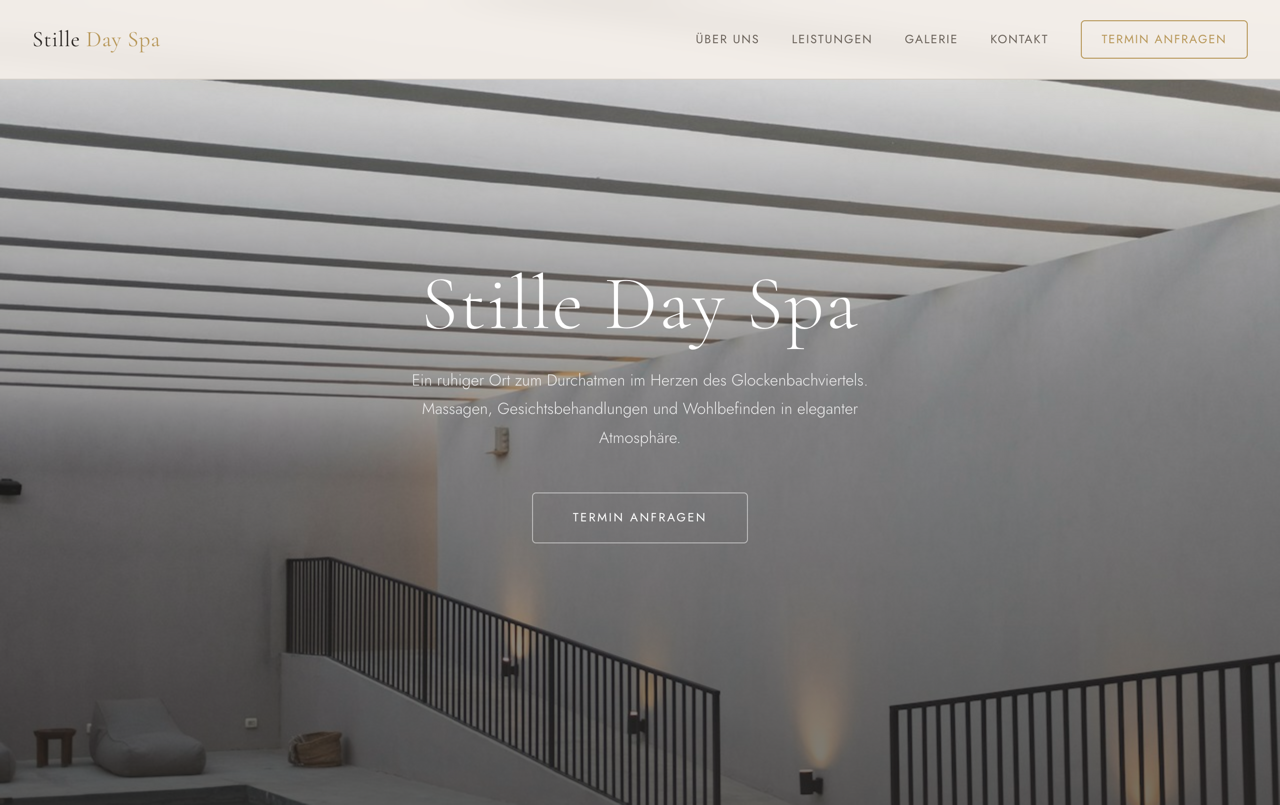 Boutique — elegant premium landing page preview