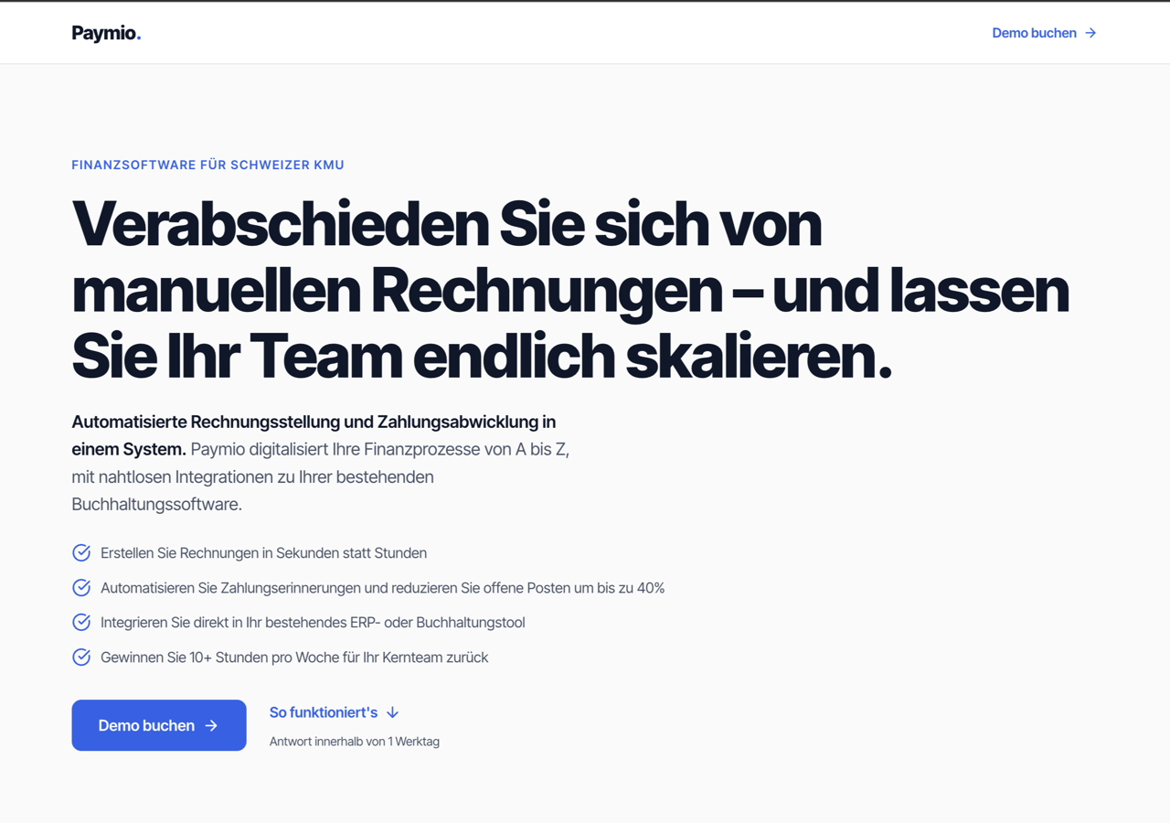 Startup landing page — conversion copywriting formula preview
